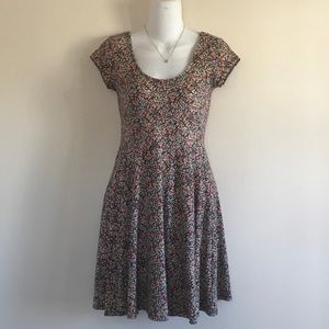 Urban Outfitters Kimchi Blue Floral Skater Dress